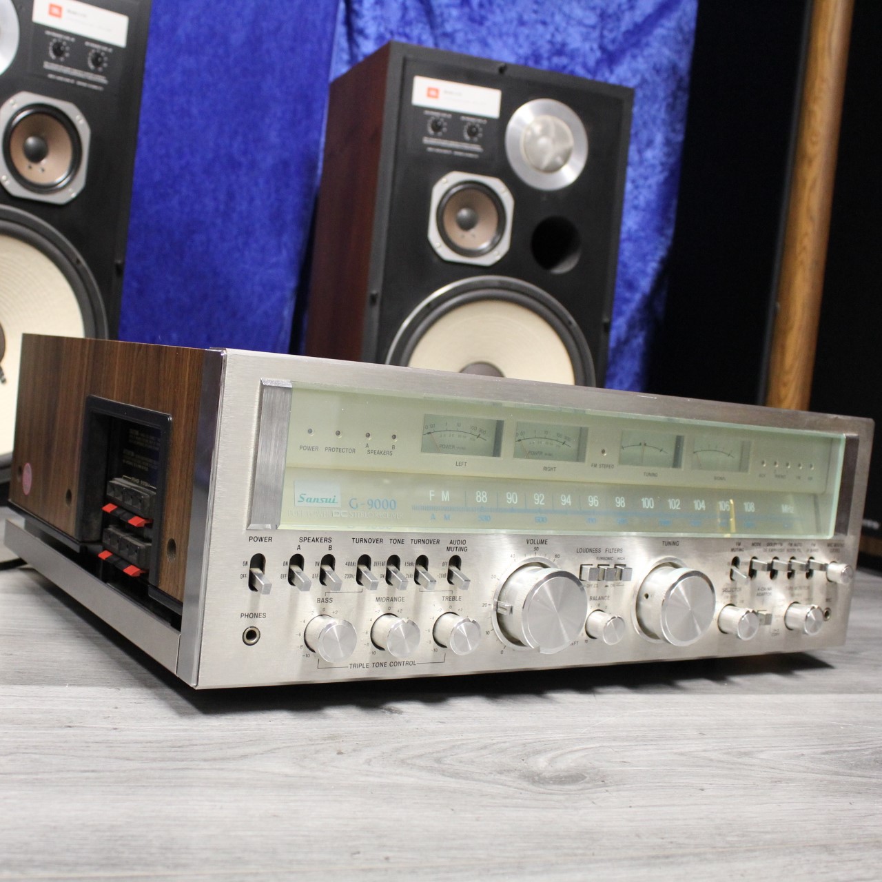 JBL L112  und Sansui G 9000